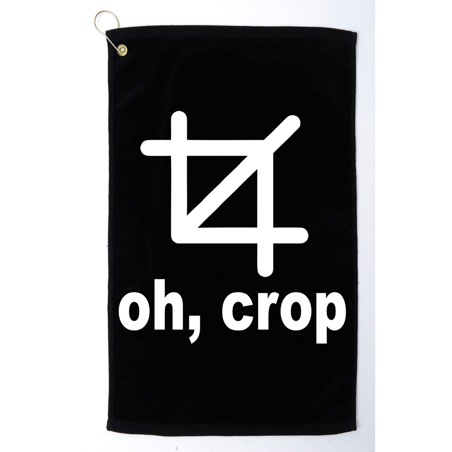 Oh Crop Math Geek Golf Towel
