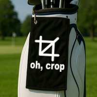 Oh Crop Math Geek Golf Towel