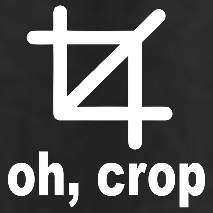Oh Crop Math Geek Golf Towel