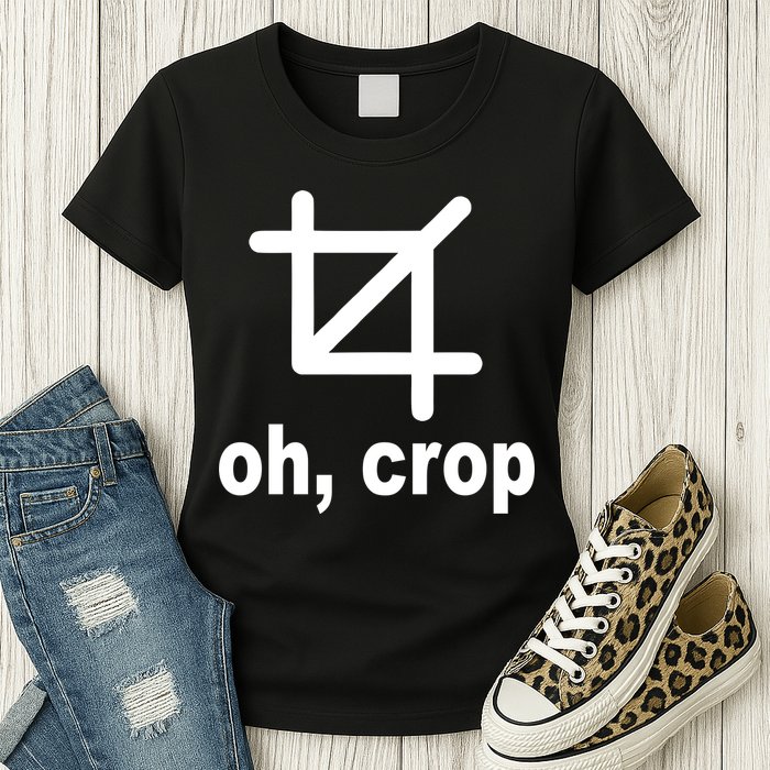 Oh Crop Math Geek Womens T-Shirt