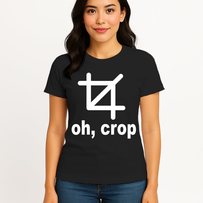 Oh Crop Math Geek Womens T-Shirt