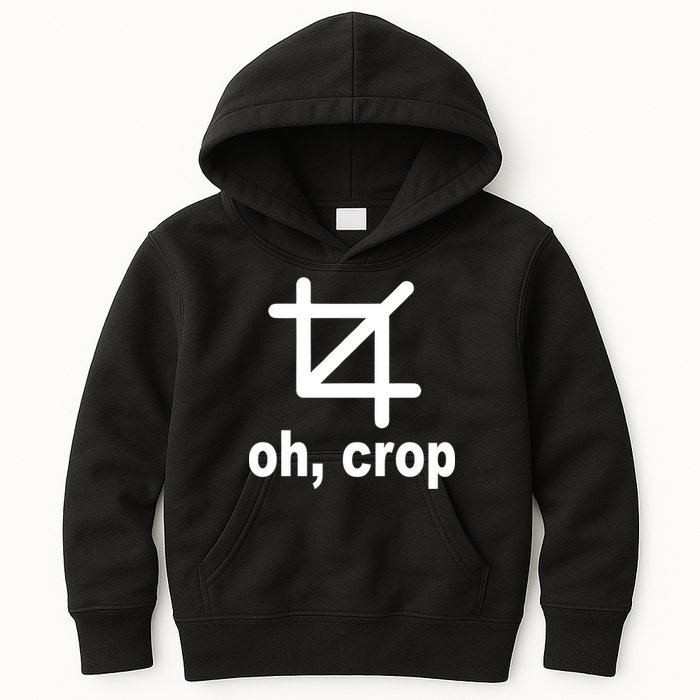 Oh Crop Math Geek Kids Hoodie
