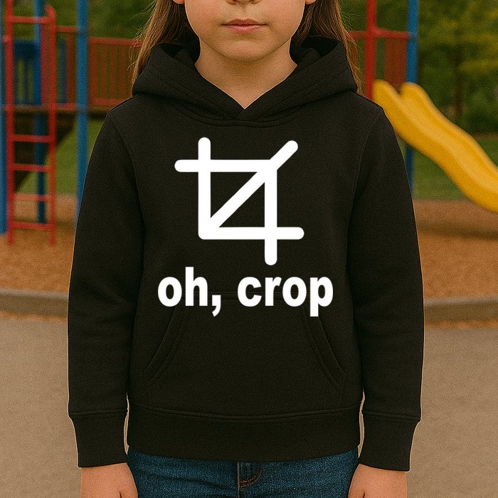 Oh Crop Math Geek Kids Hoodie
