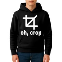 Oh Crop Math Geek Kids Hoodie
