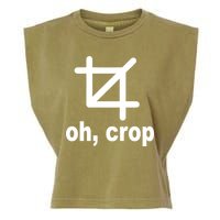 Oh Crop Math Geek Garment-Dyed Women's Muscle Tee