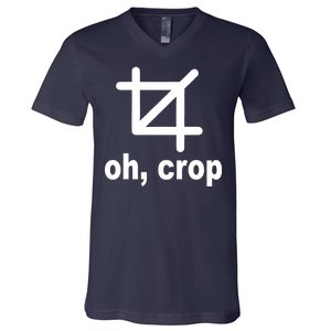 Oh Crop Math Geek V-Neck T-Shirt