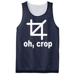 Oh Crop Math Geek Mesh Reversible Basketball Jersey Tank