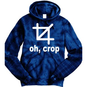 Oh Crop Math Geek Tie Dye Hoodie