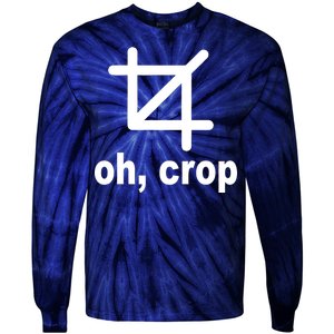 Oh Crop Math Geek Tie-Dye Long Sleeve Shirt