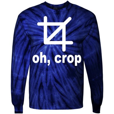 Oh Crop Math Geek Tie-Dye Long Sleeve Shirt