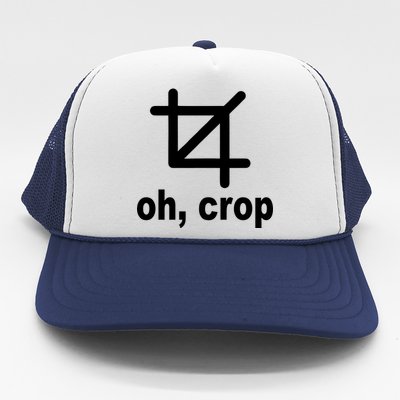 Oh Crop Math Geek Trucker Hat