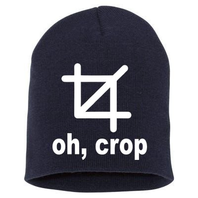 Oh Crop Math Geek Short Acrylic Beanie