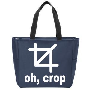 Oh Crop Math Geek Zip Tote Bag