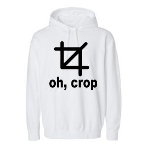 Oh Crop Math Geek Garment-Dyed Fleece Hoodie