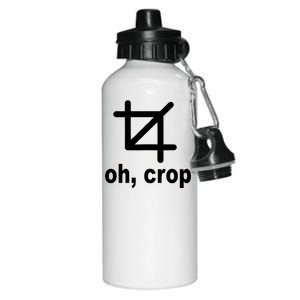 Oh Crop Math Geek Aluminum Water Bottle