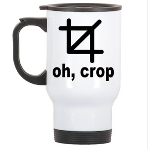 Oh Crop Math Geek Stainless Steel Travel Mug