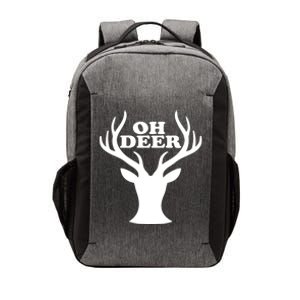 Oh Deer Funny Christmas Vector Backpack