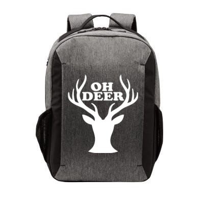 Oh Deer Funny Christmas Vector Backpack