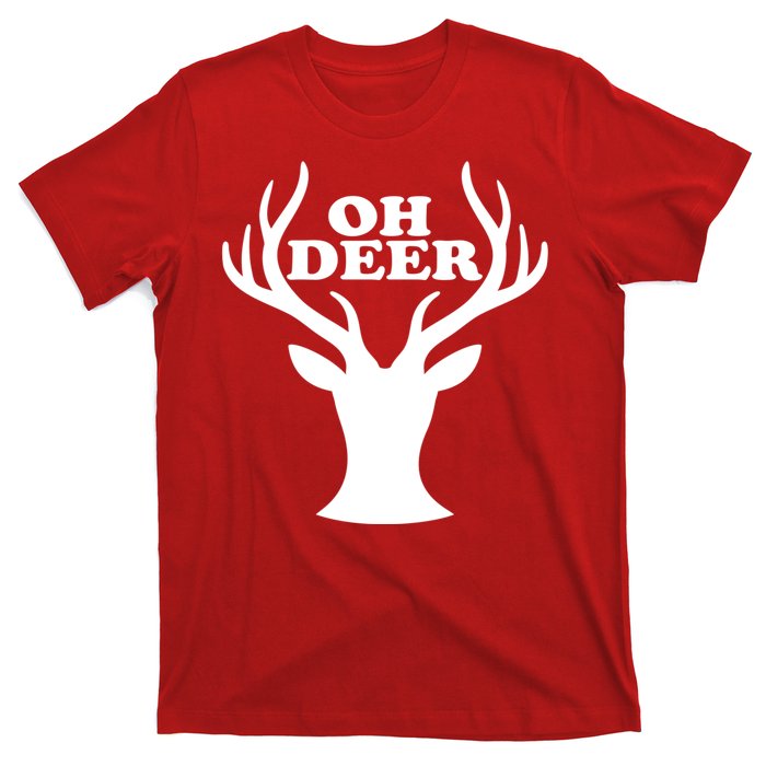 Oh Deer Funny Christmas T-Shirt