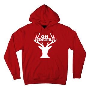 Oh Deer Funny Christmas Tall Hoodie