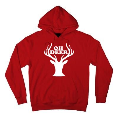 Oh Deer Funny Christmas Tall Hoodie