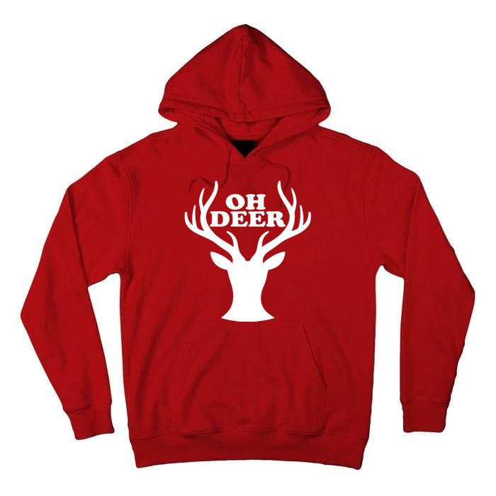 Oh Deer Funny Christmas Tall Hoodie