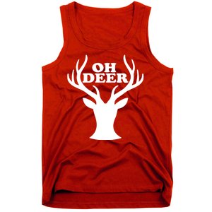 Oh Deer Funny Christmas Tank Top