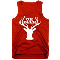 Oh Deer Funny Christmas Tank Top