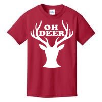 Oh Deer Funny Christmas Kids T-Shirt