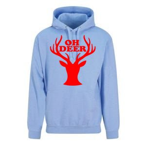 Oh Deer Funny Christmas Unisex Surf Hoodie