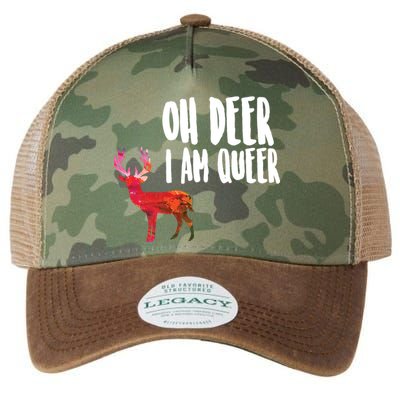 Oh Deer I'm A Queer Legacy Tie Dye Trucker Hat