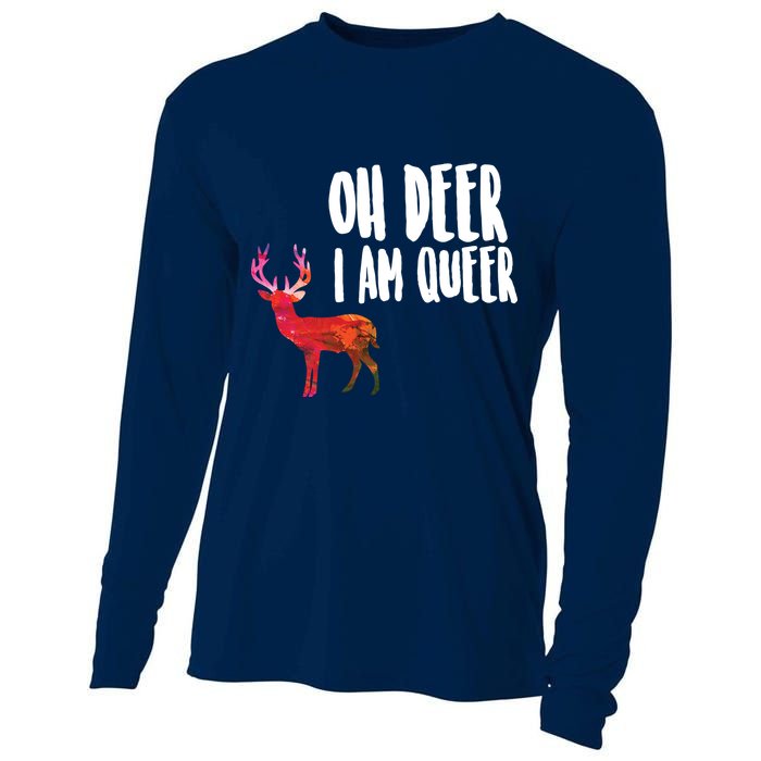 Oh Deer I'm A Queer Cooling Performance Long Sleeve Crew