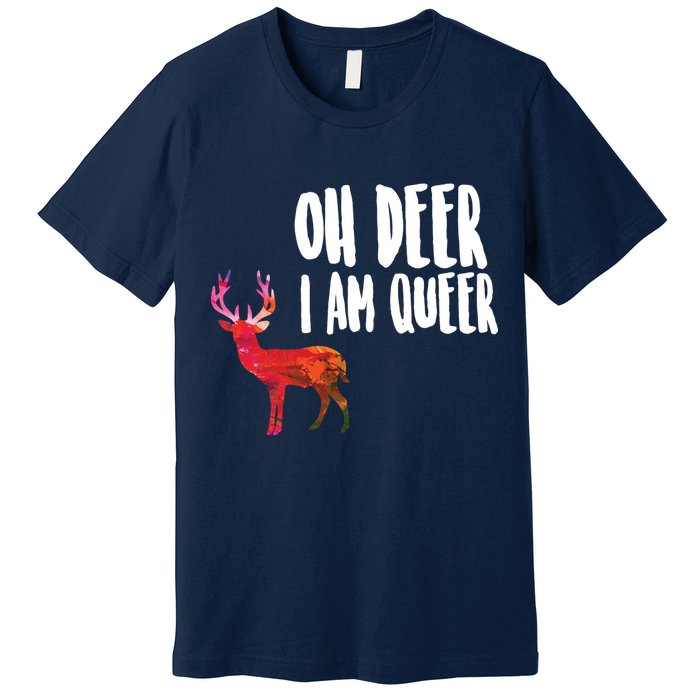 Oh Deer I'm A Queer Premium T-Shirt