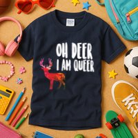 Oh Deer I'm A Queer Kids T-Shirt