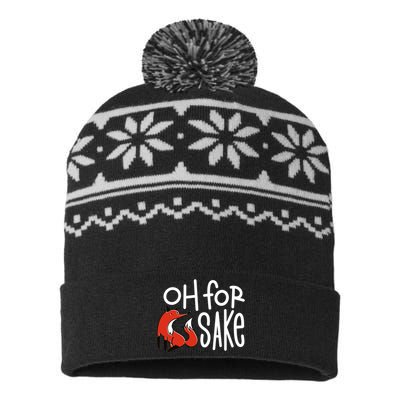 Oh For Fox Sake USA-Made Snowflake Beanie