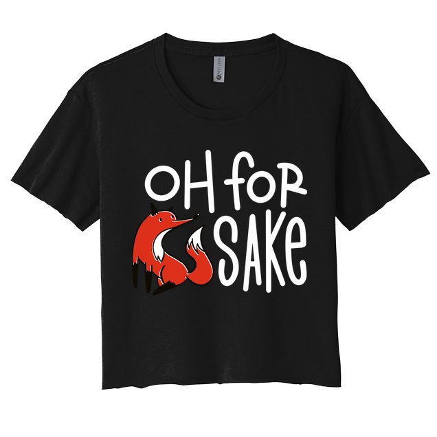 Oh For Fox Sake Crop Top