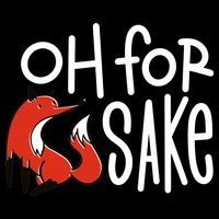 Oh For Fox Sake Cropped Pullover Crew