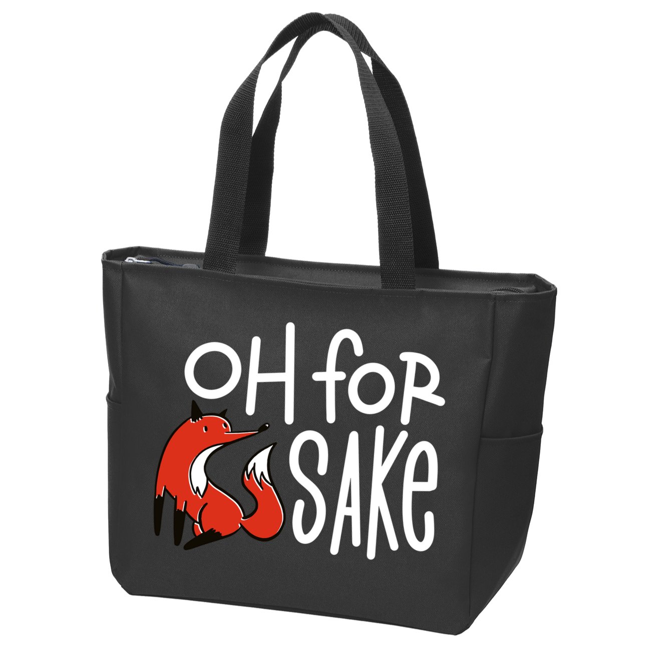 Oh For Fox Sake Zip Tote Bag
