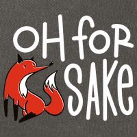 Oh For Fox Sake Cotton Canvas Backpack