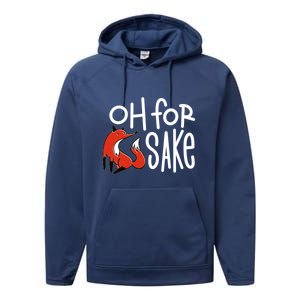 Oh For Fox Sake Performance Fleece Hoodie