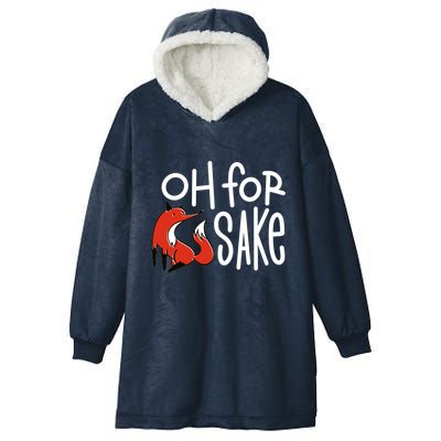 Oh For Fox Sake Hooded Wearable Blanket