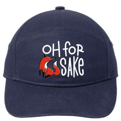 Oh For Fox Sake 7-Panel Snapback Hat