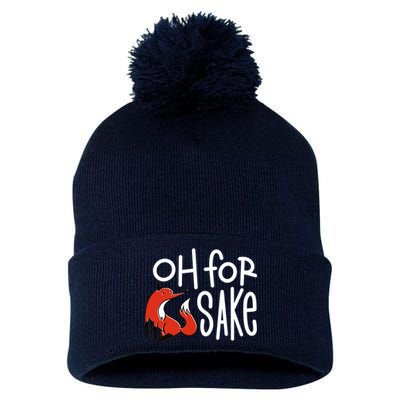 Oh For Fox Sake Pom Pom 12in Knit Beanie