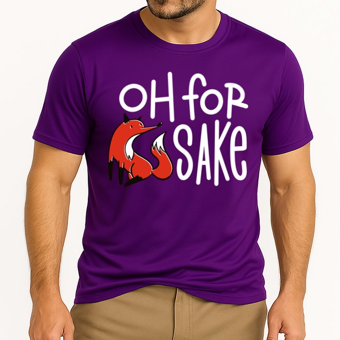 Oh For Fox Sake Cooling Performance Crew T-Shirt