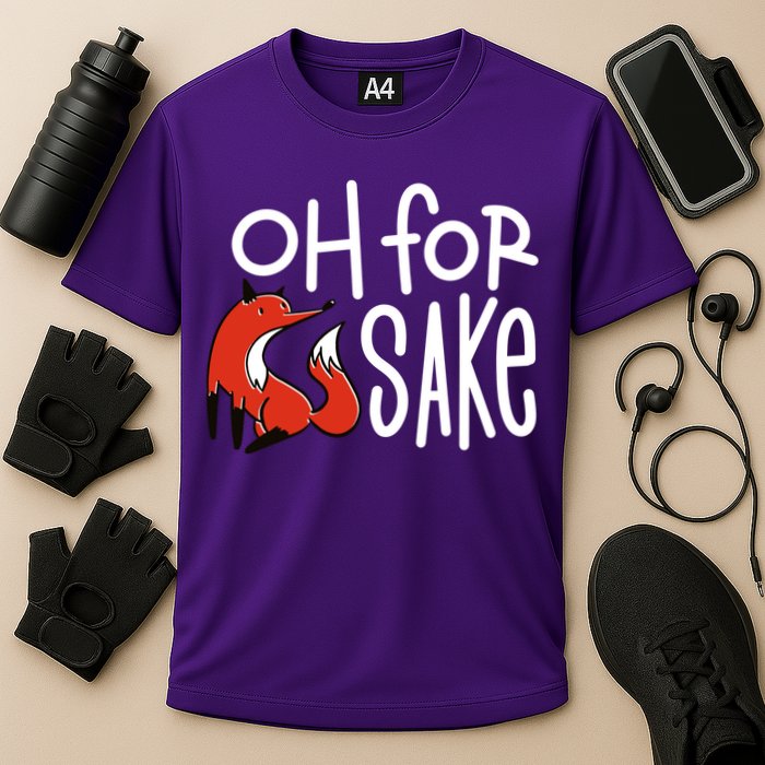 Oh For Fox Sake Cooling Performance Crew T-Shirt