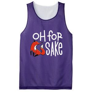 Oh For Fox Sake Mesh Reversible Basketball Jersey Tank