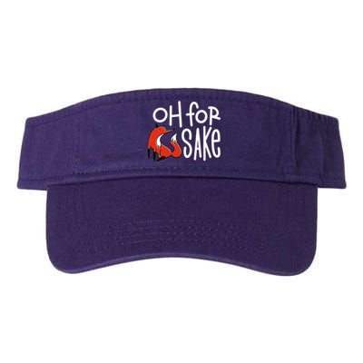 Oh For Fox Sake Valucap Bio-Washed Visor