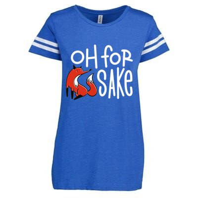 Oh For Fox Sake Enza Ladies Jersey Football T-Shirt