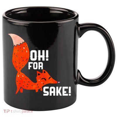 Oh For Fox Shake! 11oz C Handle Ceramic Mug