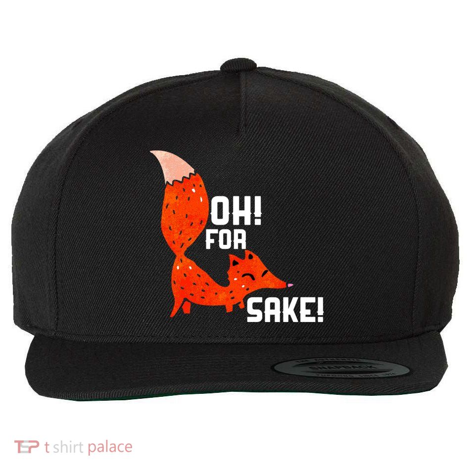 Oh For Fox Shake! Wool Snapback Cap